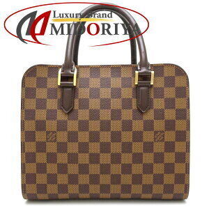 Louis Vuitton Damier Triana Ebene Brown Handbag